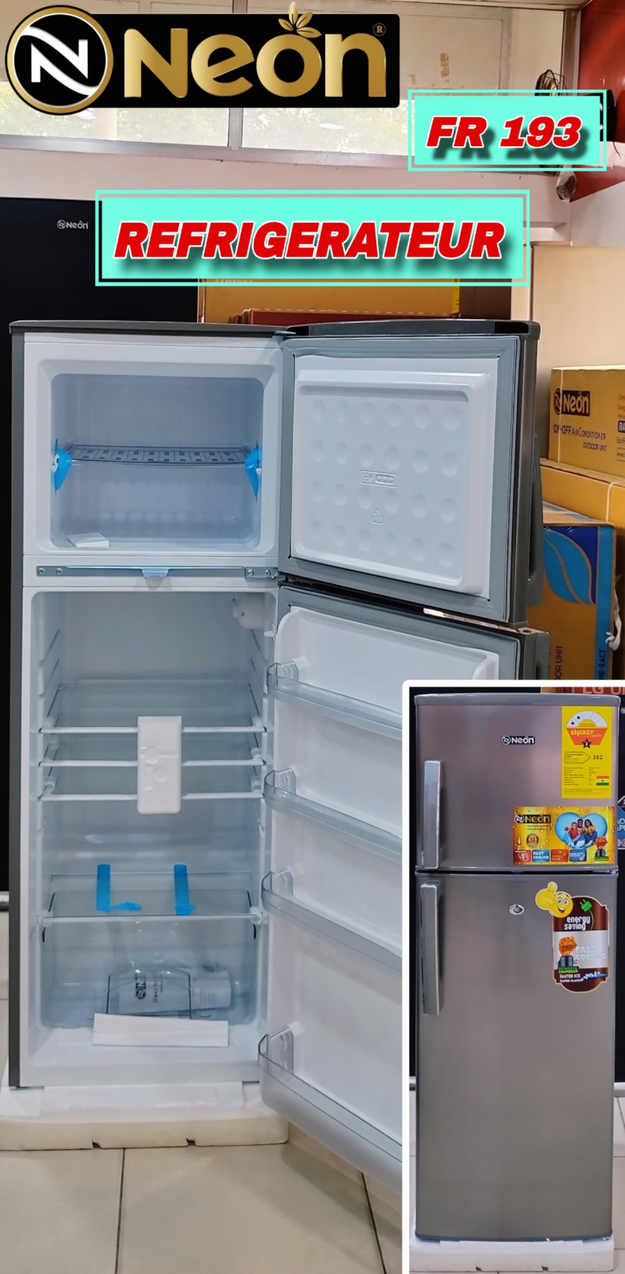 NEON REFRIGERATEUR 193